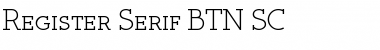 Register Serif BTN SC Regular Font