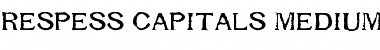 Download Respess Capitals Medium Font