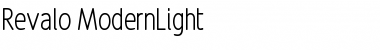Revalo ModernLight Regular Font