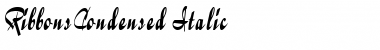 RibbonsCondensed Italic