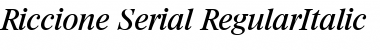 Riccione-Serial Font