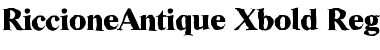 RiccioneAntique-Xbold Regular Font
