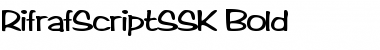 RifrafScriptSSK Bold Font