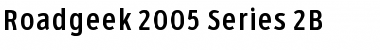 Roadgeek 2005 Series 2B Regular Font