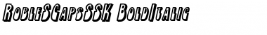 RobleSCapsSSK BoldItalic Font