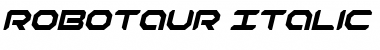 Robotaur Italic Font