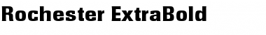 Rochester-ExtraBold Regular Font