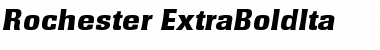 Rochester-ExtraBoldIta Regular Font