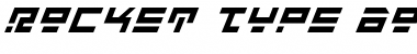 Rocket Type Bold Italic Bold Italic Font