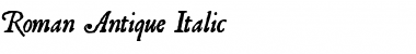 Roman Antique Italic