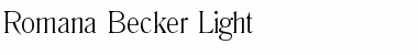 Download Romana Becker Light Font