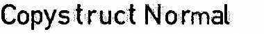 Copystruct Normal Font