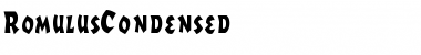 Download RomulusCondensed Font
