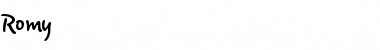 Download Romy Font Download Romy Font