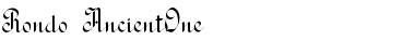Download Rondo Ancient One Font Download Rondo Ancient One Font