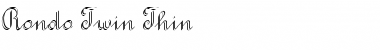 Rondo Twin Font