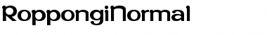 Download RoppongiNormal Font Download RoppongiNormal Font