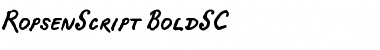 Download RopsenScript-BoldSC Font Download RopsenScript-BoldSC Font
