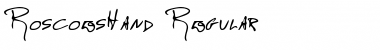 Download RoscoesHand Font