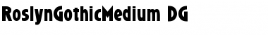 RoslynGothicMedium_DG Regular Font