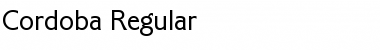 Cordoba Regular Font