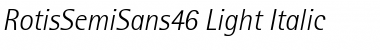 Download RotisSemiSans46-Light Font