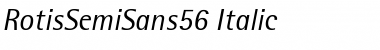 Download RotisSemiSans56 Font