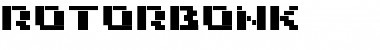 Download ROTORbonk Font Download ROTORbonk Font