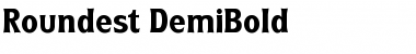 Roundest-DemiBold Regular Font