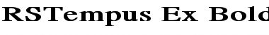 RSTempus Ex bold Bold Font