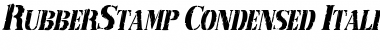 RubberStampCondensed Italic