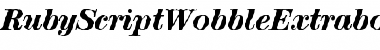 Download RubyScriptWobbleExtrabold Font