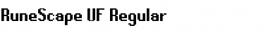 RuneScape UF Regular Font