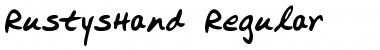 Download RustysHand Font Download RustysHand Font