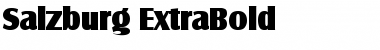 Download Salzburg-ExtraBold Font