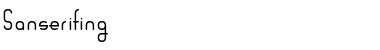 Download Sanserifing Font Download Sanserifing Font