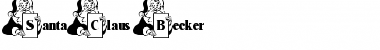 SantaClaus Becker Font