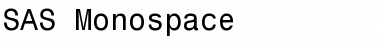 SAS Monospace Font