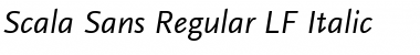 Scala Sans Regular Italic