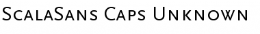 ScalaSans-Caps Unknown Font