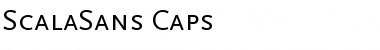 ScalaSans Caps Regular Font
