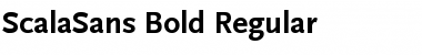 ScalaSans-Bold Regular Font