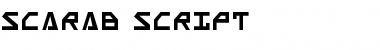 Scarab Script Regular Font