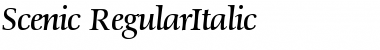 Scenic RegularItalic