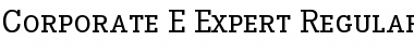 Download Corporate E Expert BQ Font