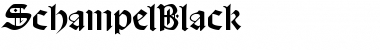 SchampelBlack Regular Font