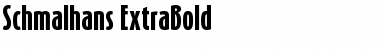 Schmalhans ExtraBold Font