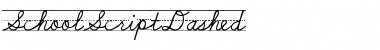 SchoolScriptDashed Regular Font