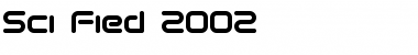 Sci Fied 2002 Regular Font