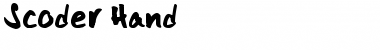 Download Scoder Hand Font